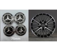 4x 75mm Mercedes-Benz Radnabendeckel Radkappen Nabendeckel A1714000025 wheel cap