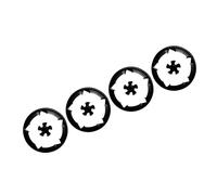 4X ABS Felgenschutzringe für 19-Zoll Fahrzeugreifen, Black | Radschutz aus ABS Legierung, glatte und schützende Abdeckung, nahtlose Struktur, einfache Einrichtung und fester