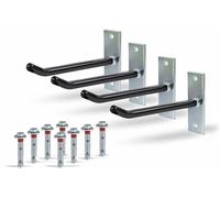 GAH Felgenhalter-Set, vz, 4Stahlhaken a.Pl. / Kt