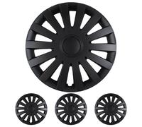 4x ALBRECHT KFZ PKW Radkappe Radblende 15 Zoll WIND S MASTER LINE SCHWARZ MATT