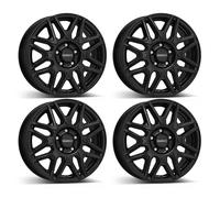 4x ALCAR DEZENT KH BLACK Alu-Felgen für Fiat Ducato, 16 Zoll, Light-Fahrwerk