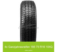 4x Allwetterreifen Goodride All Season Master SW-613 XL 185/75 R16 C 104Q | 2169