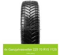4x Allwetterreifen Michelin Agilis CrossClimate 3PMSF 225/70 R15 112S | 7459