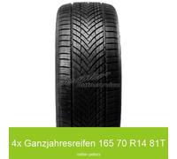 4x Allwetterreifen Rotalla Setula 4-Season RA-03 3PMSF XL 165/70 R14 81T | 39847
