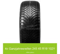 4x Allwetterreifen Yokohama BluEarth 4S AW-21 3PMSF XL 245/45 R19 102Y | 27780