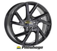4x Alufelge Hyundai Kia Mazda 7,5x19 5x114,3 ET49,5 Platin P107 schwarz NEU✅