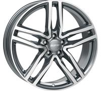 Alutec Ikenu Graphit Frontpoliert Alufelge 16 Zoll ET40 4x100 ML63,3