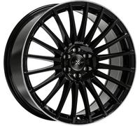 Axxion AX5 Schwarz Glanz M. Hochgl. Pol. Felgenbett Alufelge 19 Zoll ET32 5x112 ML72,6