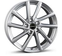 Borbet V 7,0x17 ET40 crystal silver Alufelge