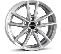 Borbet W Crystal Silver Alufelge 16 Zoll ET40 5x108 ML72,5