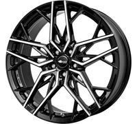 Brock B44 Schwarz Glanz Vollpoliert Alufelge 20 Zoll ET30 5x114,3 ML72,6