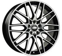 Alufelge CMS C25 Einteilig DB Diamant Schwarz 8.00 x 18 ET 47.00 5x114.30