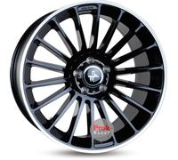 16 Zoll KESKIN KT15 5x120 ET35 Alufelgen BLACK LIP POLISH