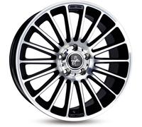 Keskin KT15 Speed Black Front Polish Alufelge 18 Zoll ET45 5x112 ML66,6