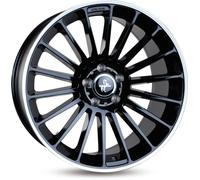 17 Zoll KESKIN KT15 5x114,3 ET40 Alufelgen BLACK LIP POLISH