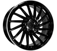 ALUFELGEN KESKIN, KT17 HURRICANE, 8,5X19 ET45 5X112 72,6, BLACK LIP POLISH