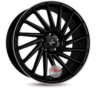 Keskin Wheels Kt17 Matt Black Lip Polish 8.5x19 ET 45 5/112 Alufelge Schwarz