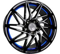 Keskin, KT20 Future, 8x18 ET30 5x112 72,6, black painted blue inside