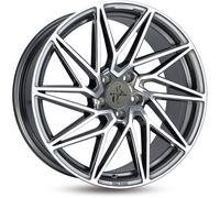 Keskin KT20 Future Palladium Front Polish Alufelge 18 Zoll ET45 5x112 ML72,6