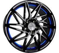 Keskin, KT20 Future, 8x18 ET30 5x112 72,6, black painted blue inside
