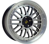 19 Zoll KESKIN KT22 5x100 ET30 Alufelgen BLACK FRONT POLISH