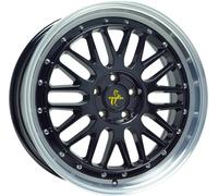18 Zoll KESKIN KT22 5x114,3 ET40 Alufelgen BLACK LIP POLISH