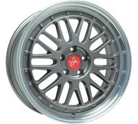 ALUFELGEN KESKIN, KT22 RETRO, 8,5X19 ET40 5X114,3 72,6, TITAN GREY LIP POLISH