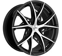 19 Zoll KESKIN KT24C 5x114.3 ET35 Alufelgen BLACK FRONT POLISH