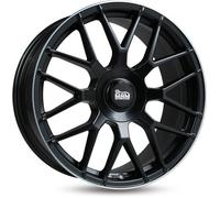 18 Zoll MAM GT1 5x112 ET45 Alufelgen MATT BLACK LIP POLISH