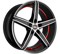 MAM WHEELS MAM OX-18 black front polished red inside 8.5Jx19 5x120 ET35