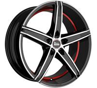 MAM WHEELS MAM OX-18 black front polished red inside 8.5Jx19 5x108 ET45