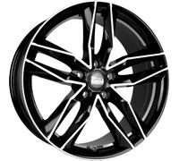 18 Zoll MAM RS3 5x112 ET30 Alufelgen BLACK FRONT POLISH