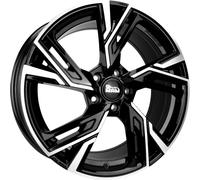MAM WHEELS MAM RS5 black front polished 6.5Jx16 4x108 ET37