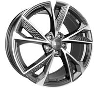4x Alufelgen MAM RS6 für Audi A1 Sportback GBA 18 Zoll Felgen