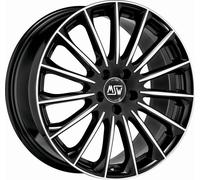 ALUFELGE MSW MSW 30 FUR MERCEDES-BENZ CLASSE A 7.5X18 5X112 GLOSS BLACK FUL LA1