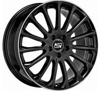 MSW (OZ) MSW 30 gloss black polished lip 8.5Jx19 5x112 ET43