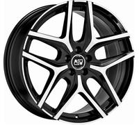 ALUFELGEN MSW, 40, 8X18 ET48 5X108 63,4, GLOSS BLACK FULL POLISH