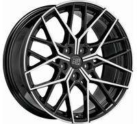 4x Alufelgen MSW 74 GLOSS BLACK FULL POLISHED 8,5x20 ET20 LK5 112 20 Zoll Felgen