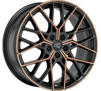 4x Alufelgen MSW 74 MATT BLACK COPPER FULL POLISHED 8x19 ET45 LK5 112 19 Zoll Fe