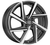 ALUFELGE MSW MSW 80-4 FUR FIAT 500E 7X17 4X100 GLOSS BLACK FULL POLISHED 2RF