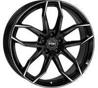 RIAL LUCCA 4-LOCH diamantschwarz frontpoliert 6.5Jx16 4x108 ET20