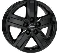 Rial Transporter Schwarz Glänzend Alufelge 15 Zoll ET68 5x130 ML84,1