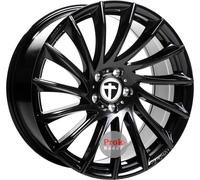 TOMASON TN16 black painted 8.0Jx18 4x100 ET35