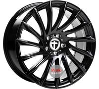 ALUFELGEN TOMASON, TN16, 8X18 ET35 5X100 63,4, BLACK PAINTED
