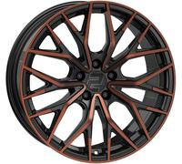 2DRV WH37 Schwarz Kupfer Hochglanzpoliert Alufelge 19 Zoll ET48 5x112 ML66,6
