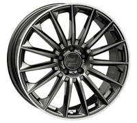 Wheelworld Alufelge 2DRV WH39 Dark Gunmetal Lakiert Hochglanz-Felgenbett 22 Zoll ET38 5x112 ML66,6