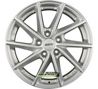 4x Alutec Singa polar-silber 7x17 ET51 - LK5/114.3 ML67.1 Felge Alu