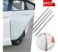 4x Anti-kollision Autotür Kantenschutz Kratzschutz Sturzbügel Streifen Weiß DE