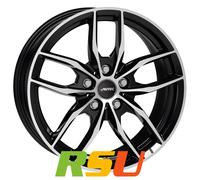 4x Autec Typ BV - Bavaris schwarz poliert 8x19" ET47 LK5 112 ML 66.6 Alufelge...