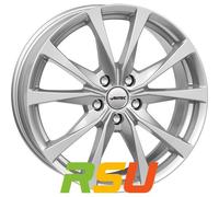 4x Autec Typ BX - Brixen brillantsilber 7.5x18" ET40 LK5 112 ML 57.1 Alufelge...